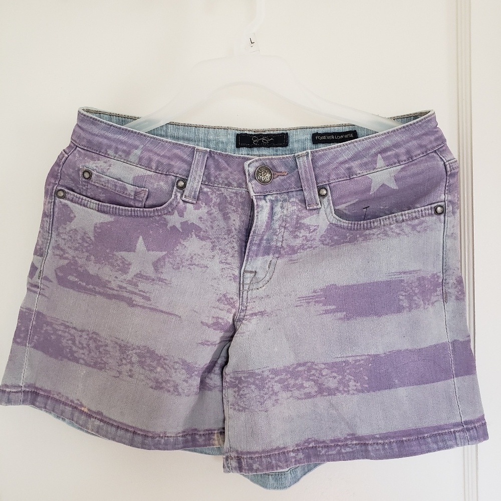 NWOT Jessica Simpson Purple Short Jeans